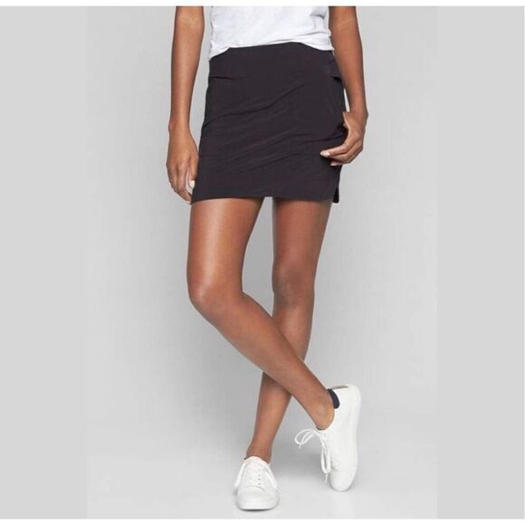 Athleta Black Mini Skirt - Picture 1 of 7